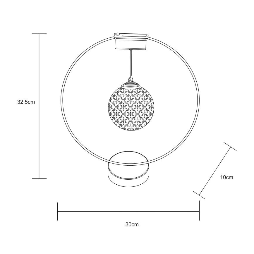 Globo - Lámpara solar LED LED/0,06W/1,2V plata IP44