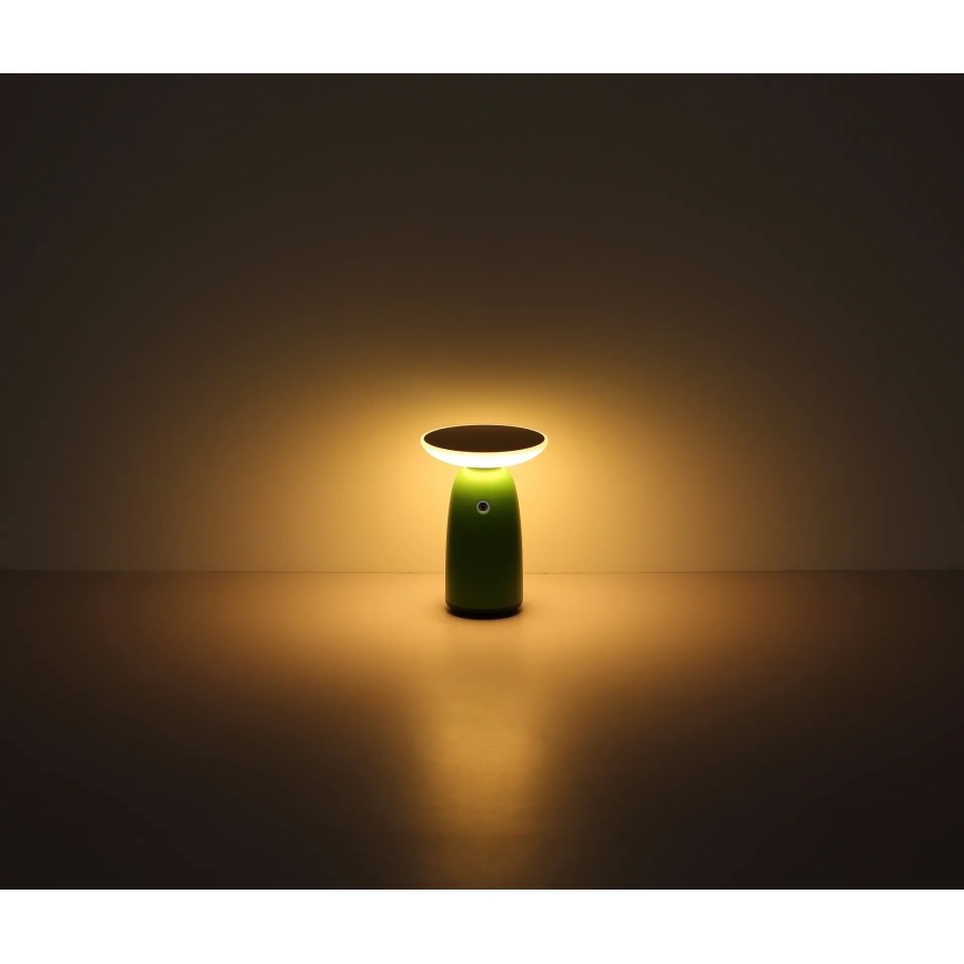 Globo 36625G - Lámpara solar táctil LED regulable LED/10W/3,7V IP54 verde