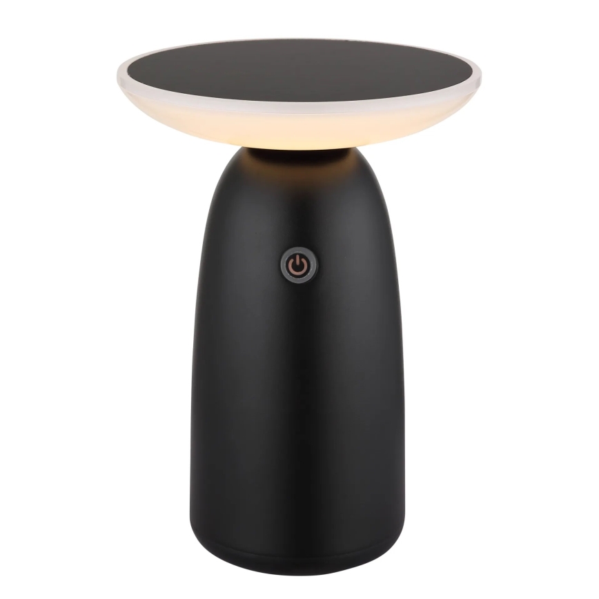 Globo - Lámpara solar táctil LED regulable LED/10W/3,7V IP54 negro