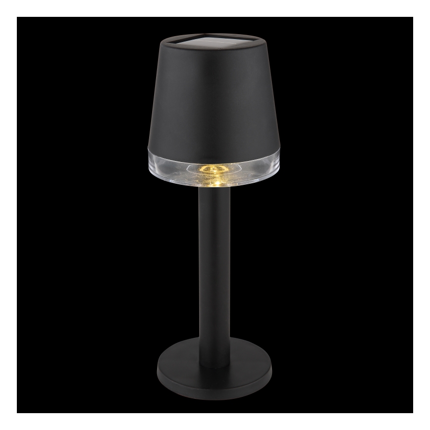 Globo - Lámpara solar LED LED/0,5W/3,2V 3000K IP44 negro
