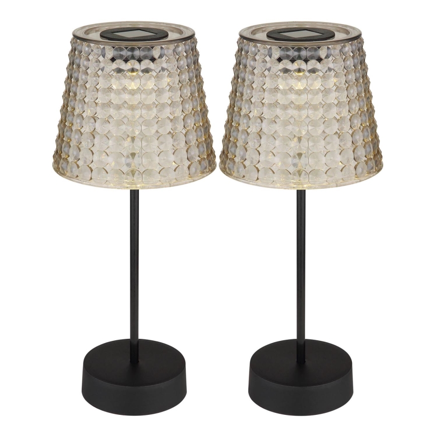 Globo 36634-2S - SET 2x Lámpara solar LED SOLAR LED/0,06W/3V IP44 40 mAh gris
