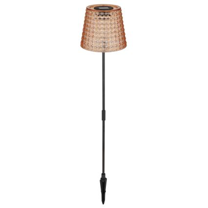 Globo - SET 2x Lámpara solar LED LED/0,06W/3V IP44 naranja