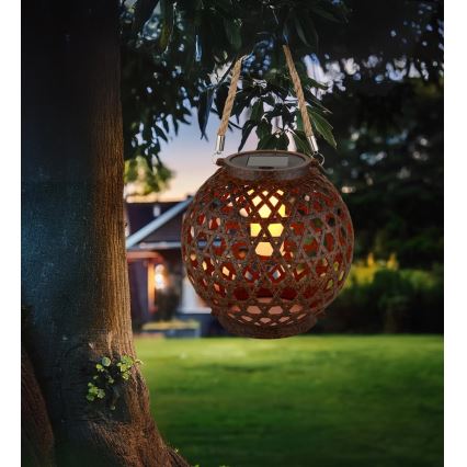 Globo - Lámpara solar LED LED/0,02W/3V IP44 300 mAh