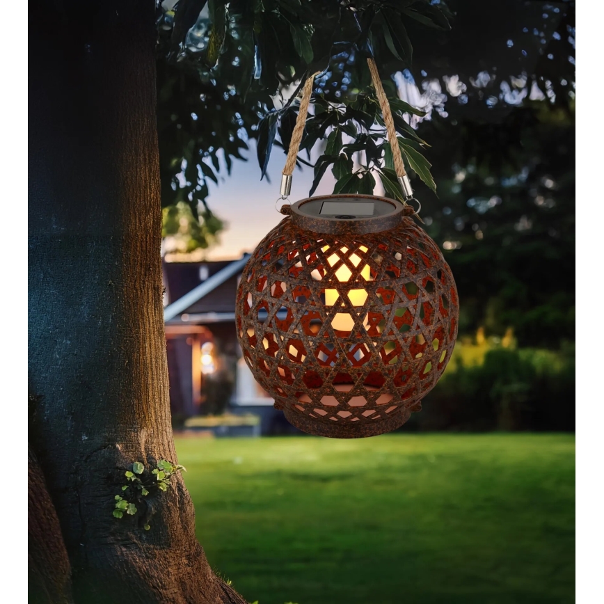 Globo - Lámpara solar LED LED/0,02W/3V IP44 300 mAh