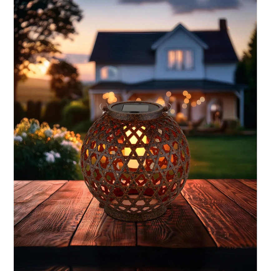 Globo - Lámpara solar LED LED/0,02W/3V IP44 300 mAh
