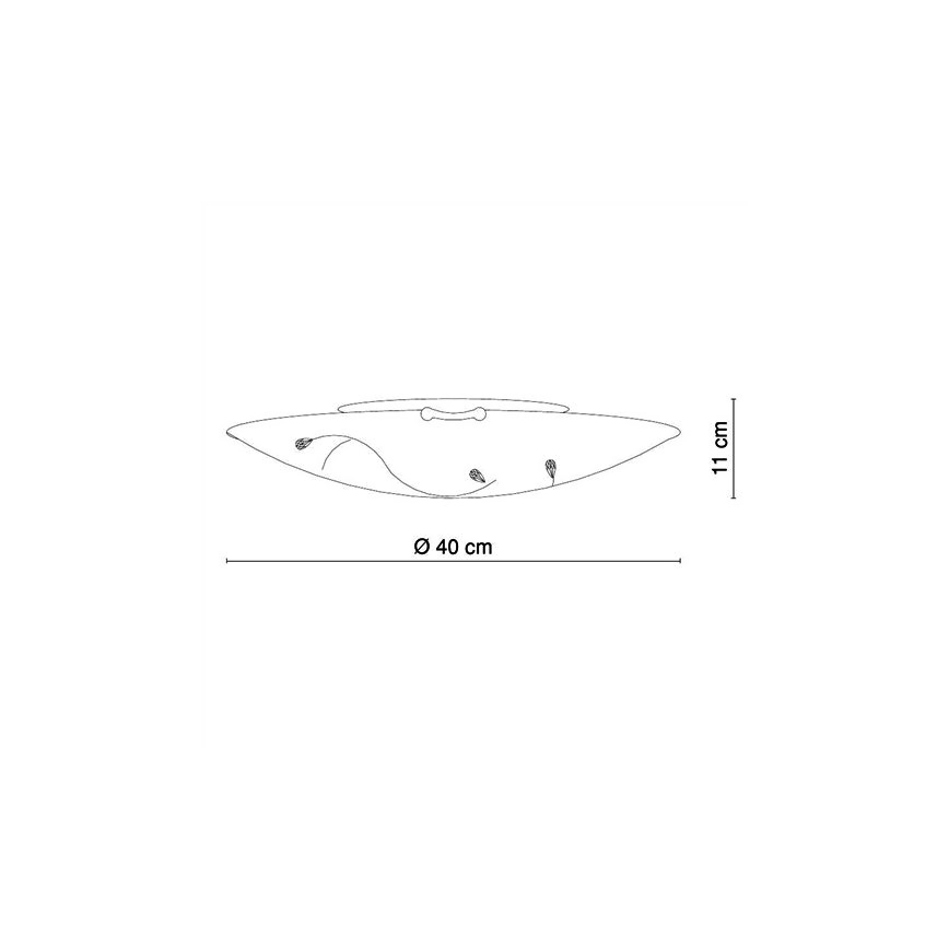 GLOBO 40404-3 - Plafón BURGUNDY 3xE27/40W/230V