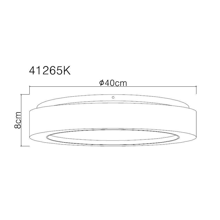 Globo - Plafón LED LED/24W/230V diá. 40 cm 4000K blanco