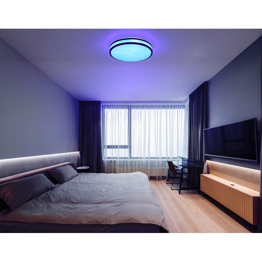 Globo - Plafón LED RGBW regulable LED/18W/230V 2700-6000K + control remoto