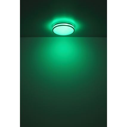 Globo - Plafón LED RGBW regulable LED/18W/230V 2700-6000K + control remoto