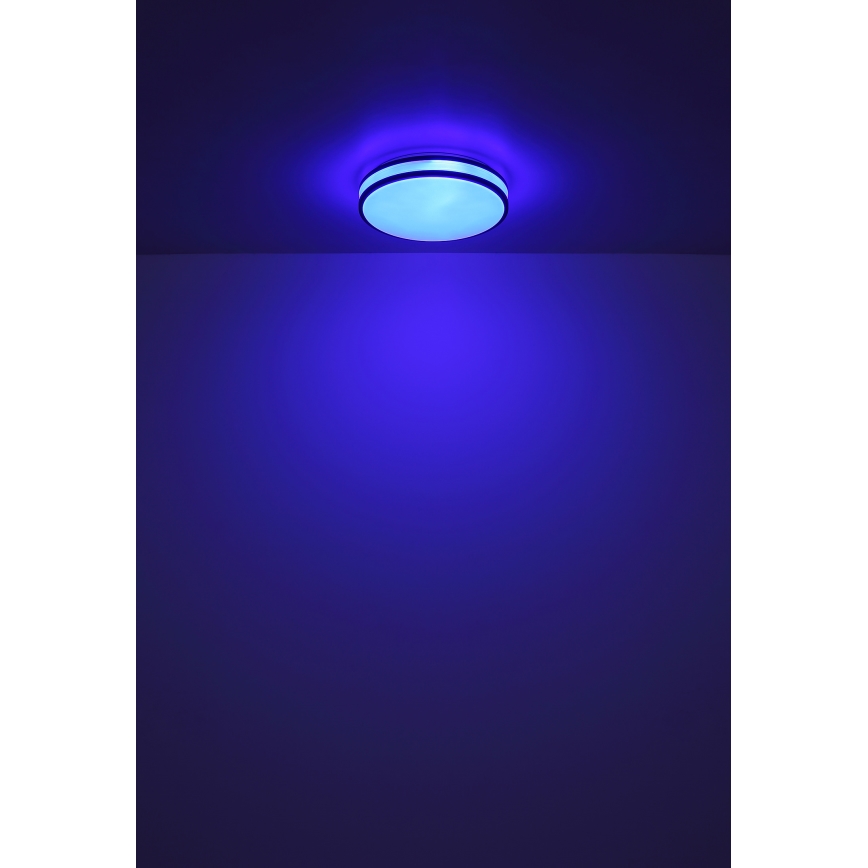 Globo - Plafón LED RGBW regulable LED/18W/230V 2700-6000K + control remoto