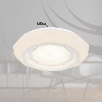Globo - Plafón LED regulable LED/24W/230V 2700-6500K + control remoto