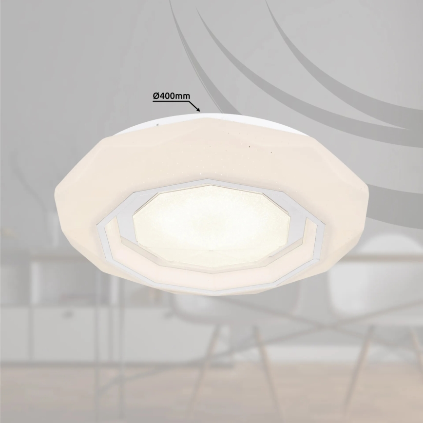 Globo - Plafón LED regulable LED/24W/230V 2700-6500K + control remoto