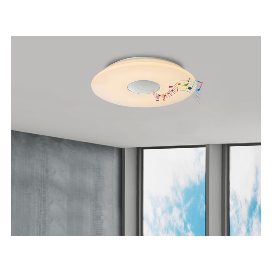 Globo - Plafón regulable RGBW LED/50W/230V + control remoto