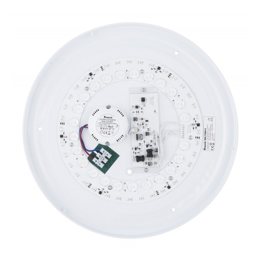 Globo - Plafón regulable RGBW LED/24W/230V 3000-6500K+ control remoto