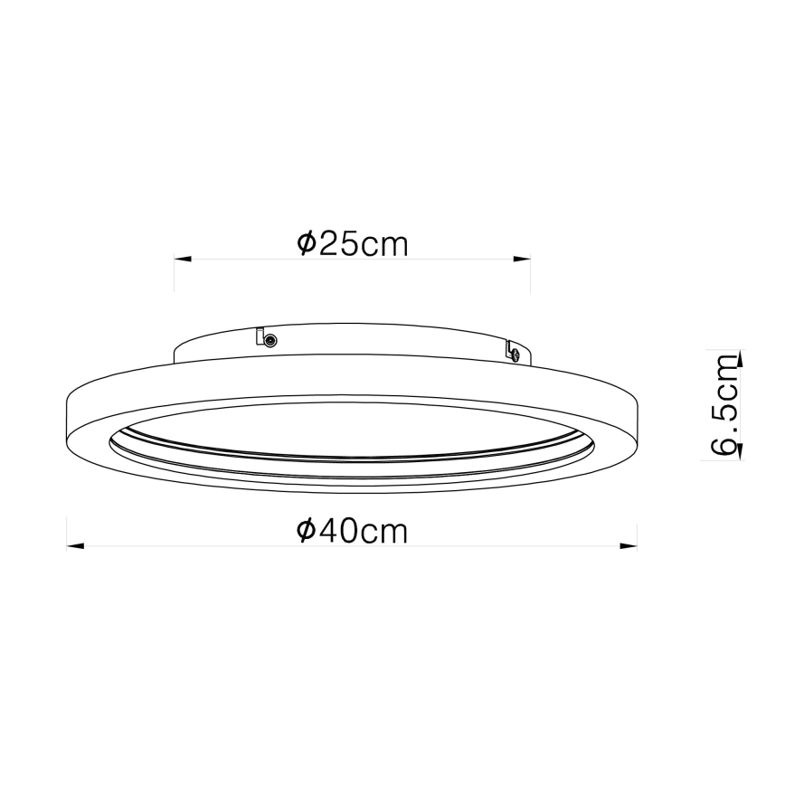 Globo - Plafón LED RGBW regulable LED/24W/230V 2700-6000K + control remoto