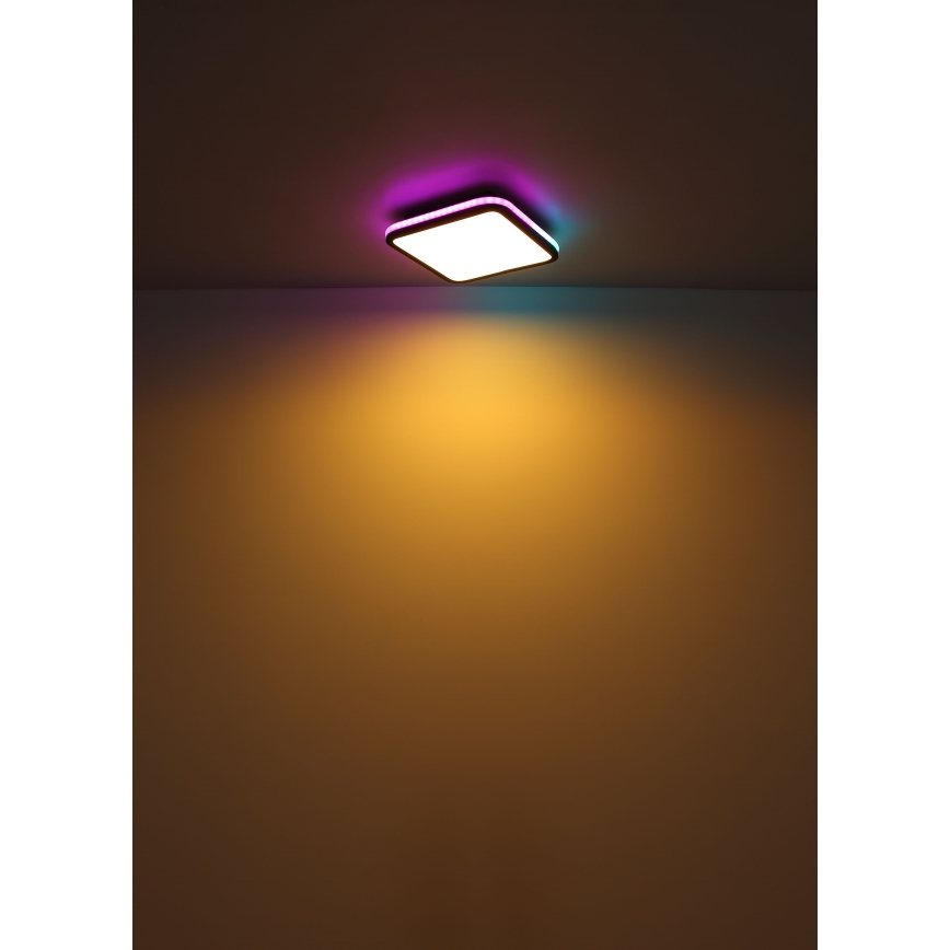 Globo - Plafón LED RGBW regulable LED/40W/230V 2700-6500K + control remoto