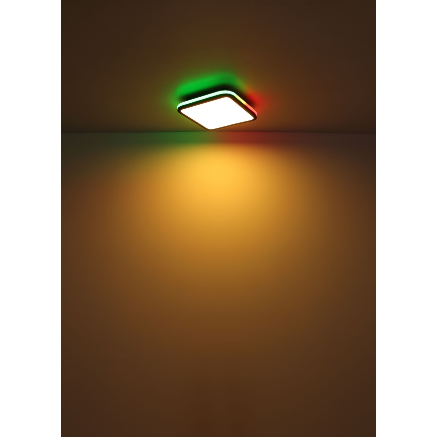 Globo - Plafón LED RGBW regulable LED/40W/230V 2700-6500K + control remoto