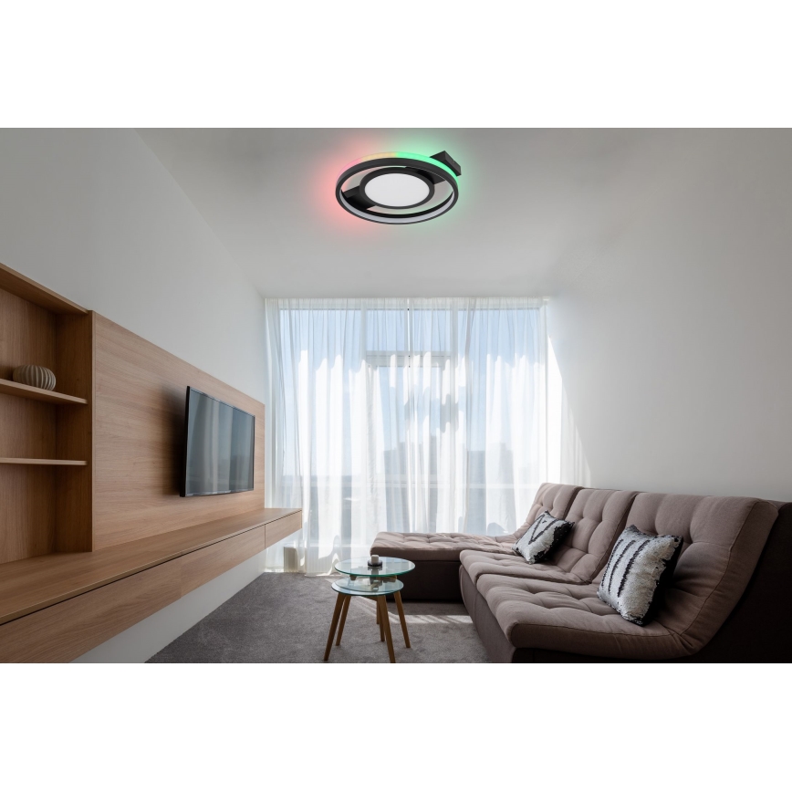 Globo - Plafón LED RGBW regulable LED/40W/230V 3000-6500K + control remoto