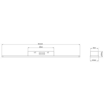 Globo - Plafón de baño LED LED/12W/230V IP44