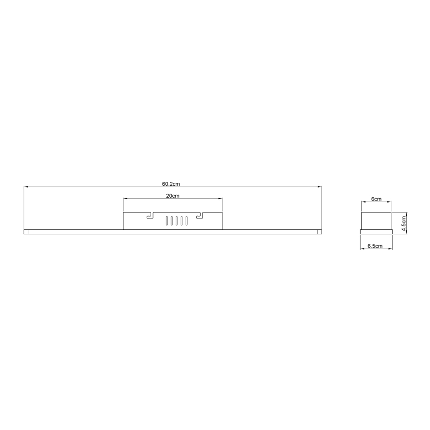 Globo - Plafón de baño LED LED/12W/230V IP44