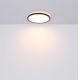 Globo - Luz de techo LED regulable para baño LED/18W/230V diá. 29,4 cm IP44 negro