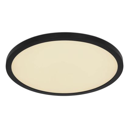 Globo - Plafón de baño LED RGB regulable LED/18W/230V 3000-6000K + control remoto IP44 negro