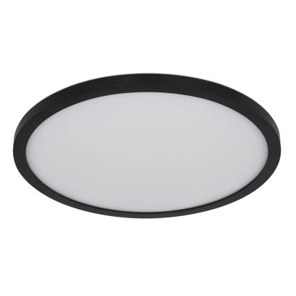 Globo - Plafón de baño LED RGB regulable LED/18W/230V 3000-6000K + control remoto IP44 negro