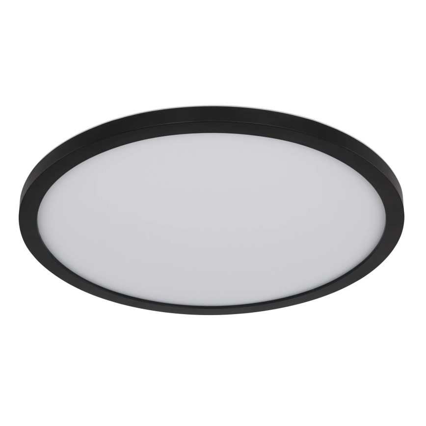 Globo - Plafón de baño LED RGB regulable LED/18W/230V 3000-6000K + control remoto IP44 negro