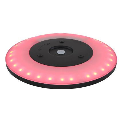 Globo - Plafón de baño LED RGB regulable LED/18W/230V 3000-6000K + control remoto IP44 negro