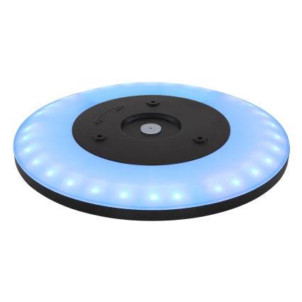 Globo - Plafón de baño LED RGB regulable LED/18W/230V 3000-6000K + control remoto IP44 negro