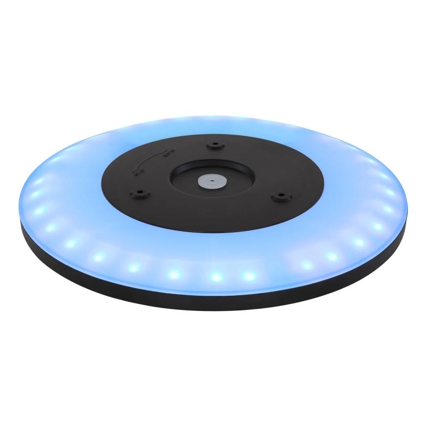 Globo - Plafón de baño LED RGB regulable LED/18W/230V 3000-6000K + control remoto IP44 negro