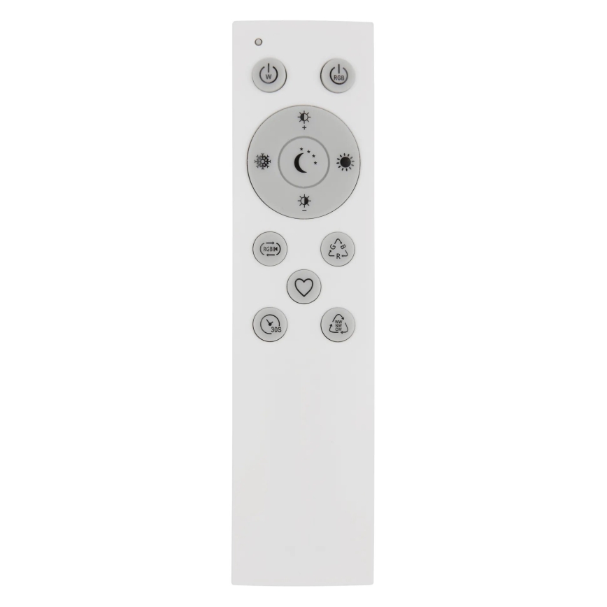Globo - Plafón de baño LED RGB regulable LED/18W/230V 3000-6000K + control remoto IP44 negro
