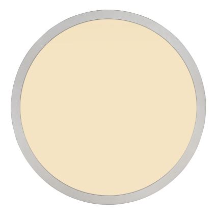 Globo - Luz de techo LED regulable para baño LED/18W/230V diá. 29,4 cm IP44 cromo mate