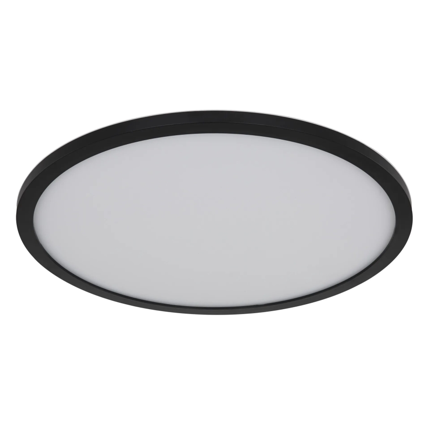 Globo - Plafón de baño LED RGB regulable LED/21W/230V 3000-6000K + control remoto IP44 negro