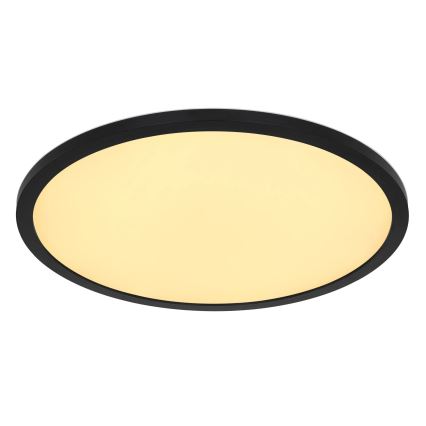 Globo - Plafón de baño LED RGB regulable LED/21W/230V 3000-6000K + control remoto IP44 negro