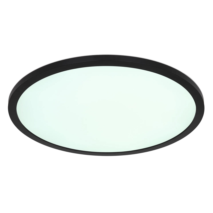 Globo - Plafón de baño LED RGB regulable LED/21W/230V 3000-6000K + control remoto IP44 negro