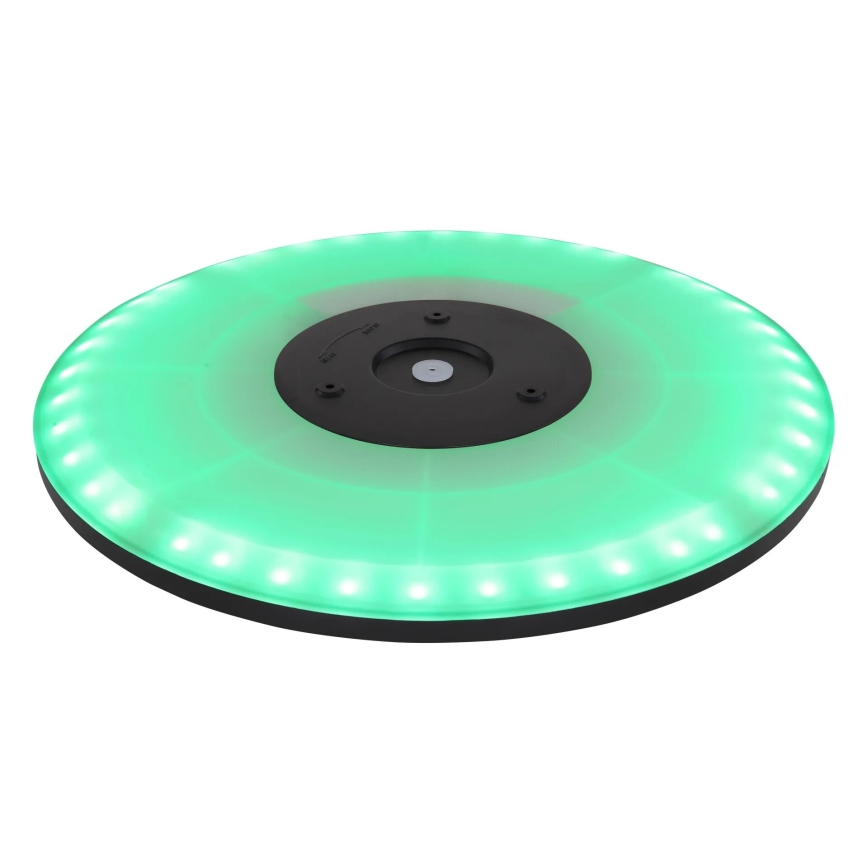 Globo - Plafón de baño LED RGB regulable LED/21W/230V 3000-6000K + control remoto IP44 negro
