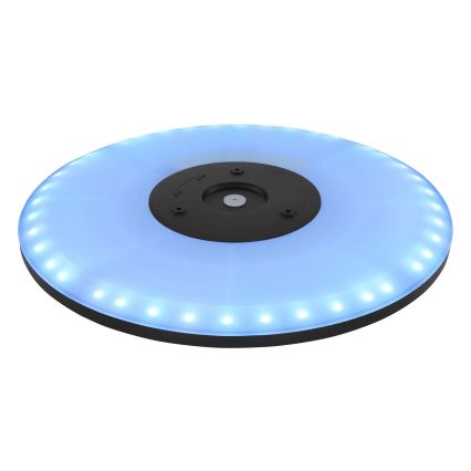 Globo - Plafón de baño LED RGB regulable LED/21W/230V 3000-6000K + control remoto IP44 negro