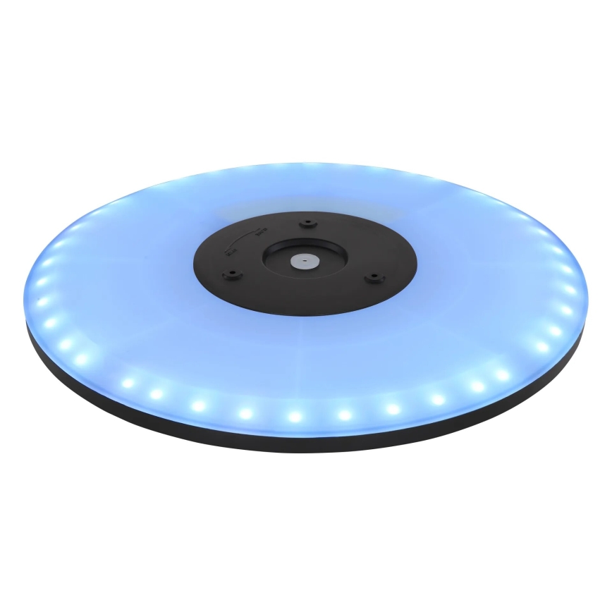 Globo - Plafón de baño LED RGB regulable LED/21W/230V 3000-6000K + control remoto IP44 negro