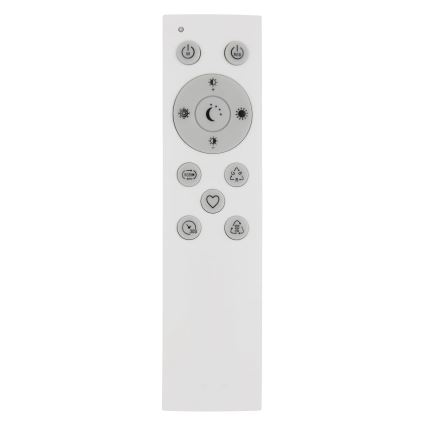 Globo - Plafón de baño LED RGB regulable LED/21W/230V 3000-6000K + control remoto IP44 negro