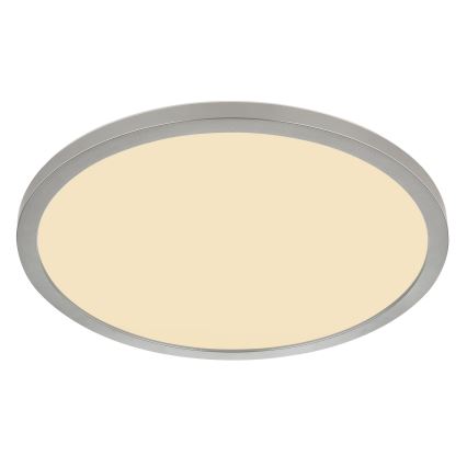 Globo - Luz de techo LED regulable para baño LED/24W/230V diá. 42 cm IP44 cromo mate