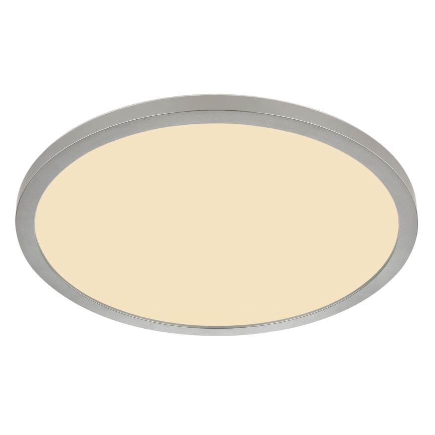 Globo - Luz de techo LED regulable para baño LED/24W/230V diá. 42 cm IP44 cromo mate