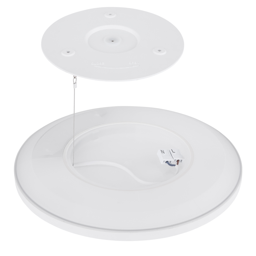 Globo - Luz de techo LED regulable para baño LED/24W/230V diá. 42 cm IP44 blanco