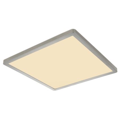 Globo - Luz de techo LED regulable para baño LED/18W/230V 29,4x29,4 cm IP44 cromo mate