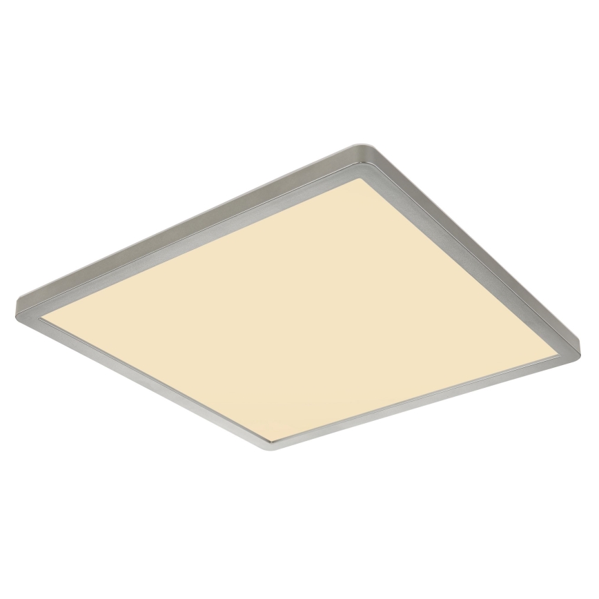 Globo - Luz de techo LED regulable para baño LED/18W/230V 29,4x29,4 cm IP44 cromo mate