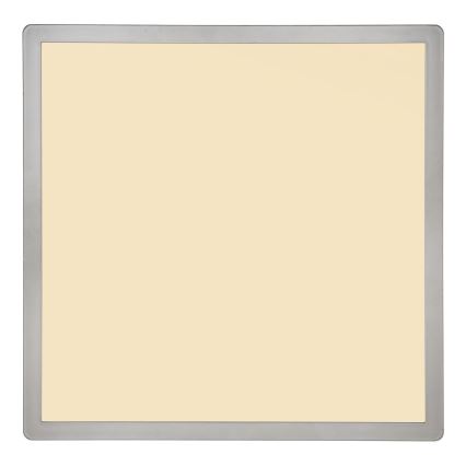 Globo - Luz de techo LED regulable para baño LED/18W/230V 29,4x29,4 cm IP44 cromo mate