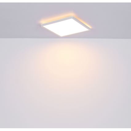 Globo - Luz de techo LED regulable para baño LED/18W/230V 29,4x29,4 cm IP44 blanco