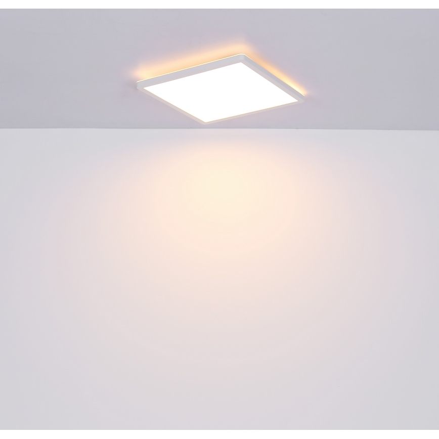 Globo - Luz de techo LED regulable para baño LED/18W/230V 29,4x29,4 cm IP44 blanco