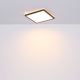 Globo - Luz de techo LED regulable para baño LED/24W/230V 42x42 cm IP44 negro
