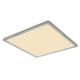 Globo - Luz de techo LED regulable para baño LED/24W/230V 42x42 cm IP44 cromo